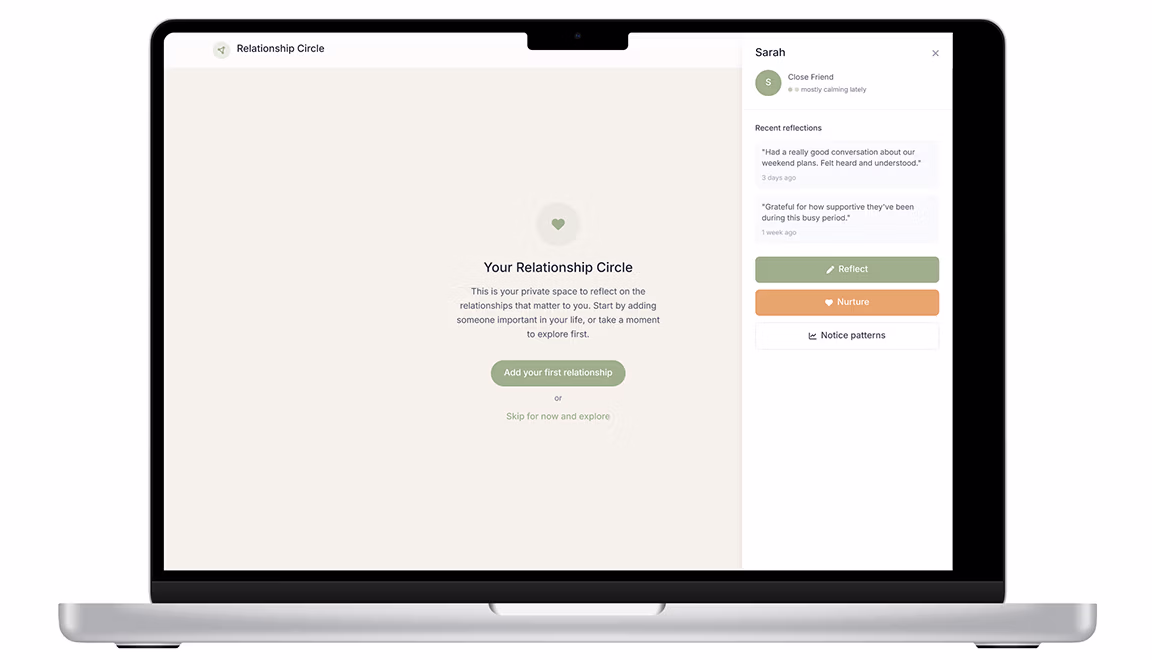 relationship journaling website